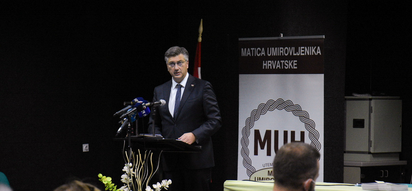 Plenković: Ne zaboravljamo da današnju Hrvatsku u velikoj mjeri dugujemo našim umirovljenicima